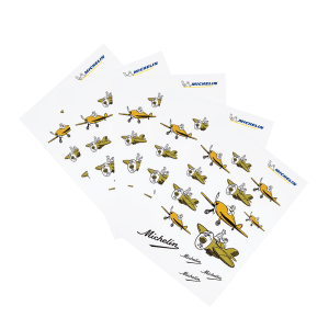 Michelin Man in a plane sticker sheet - Image 2