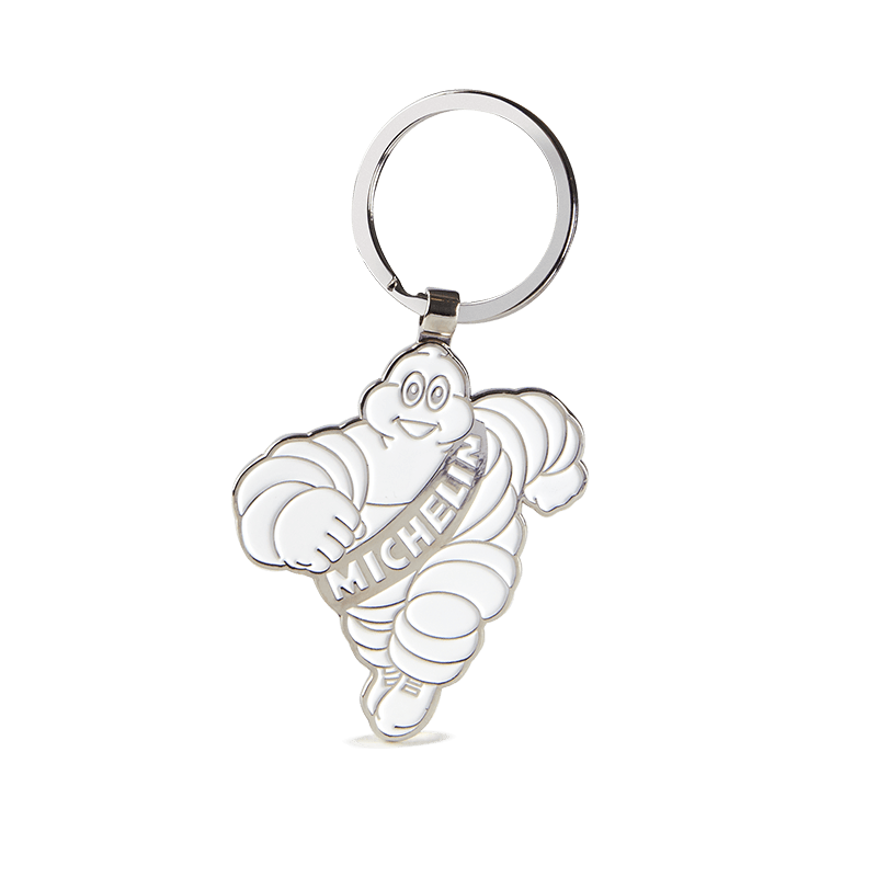 Metal Michelin Man Sprintert Key Ring - SOUVENIRS