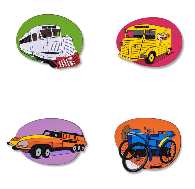 Magnets en PVC - souvenir