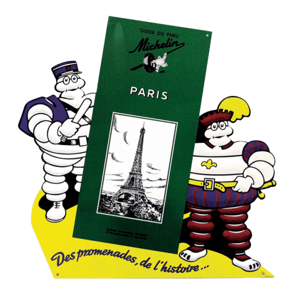Tole découpée Michelin Paris - SOUVENIR