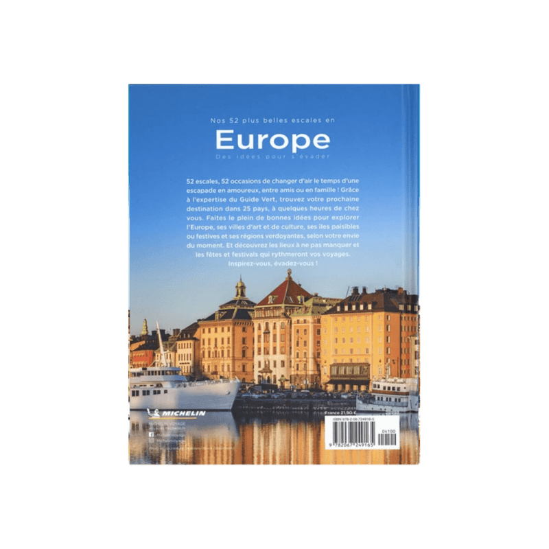 52 belles escales en europe michelin.png 1 - CARTES ET GUIDES MICHELIN