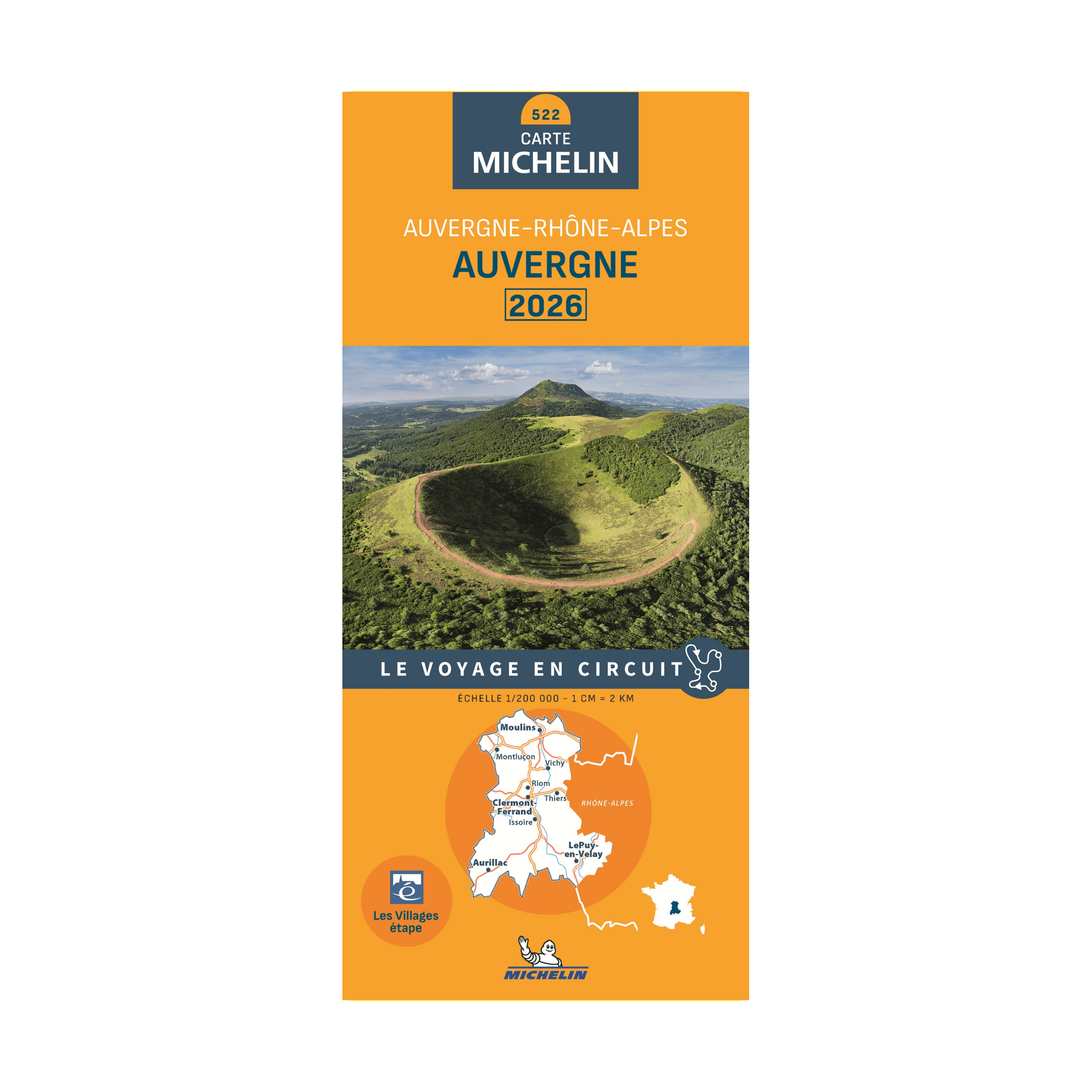 CR 522 Auvergne 2026 - Cartes et guides Michelin