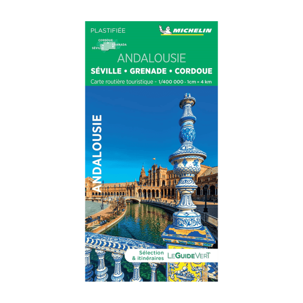 Carte Routière Touristique Andalousie - Cartes et guides Michelin
