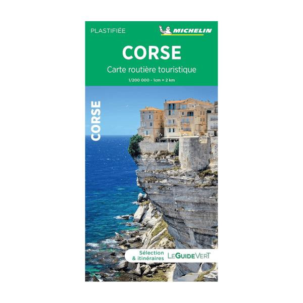 Corsica Tourist Road Map - Michelin Maps and Guides