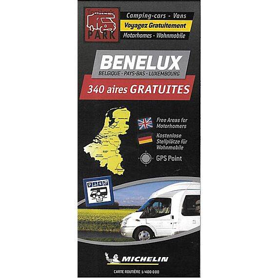 Camping car map benelux - Michelin