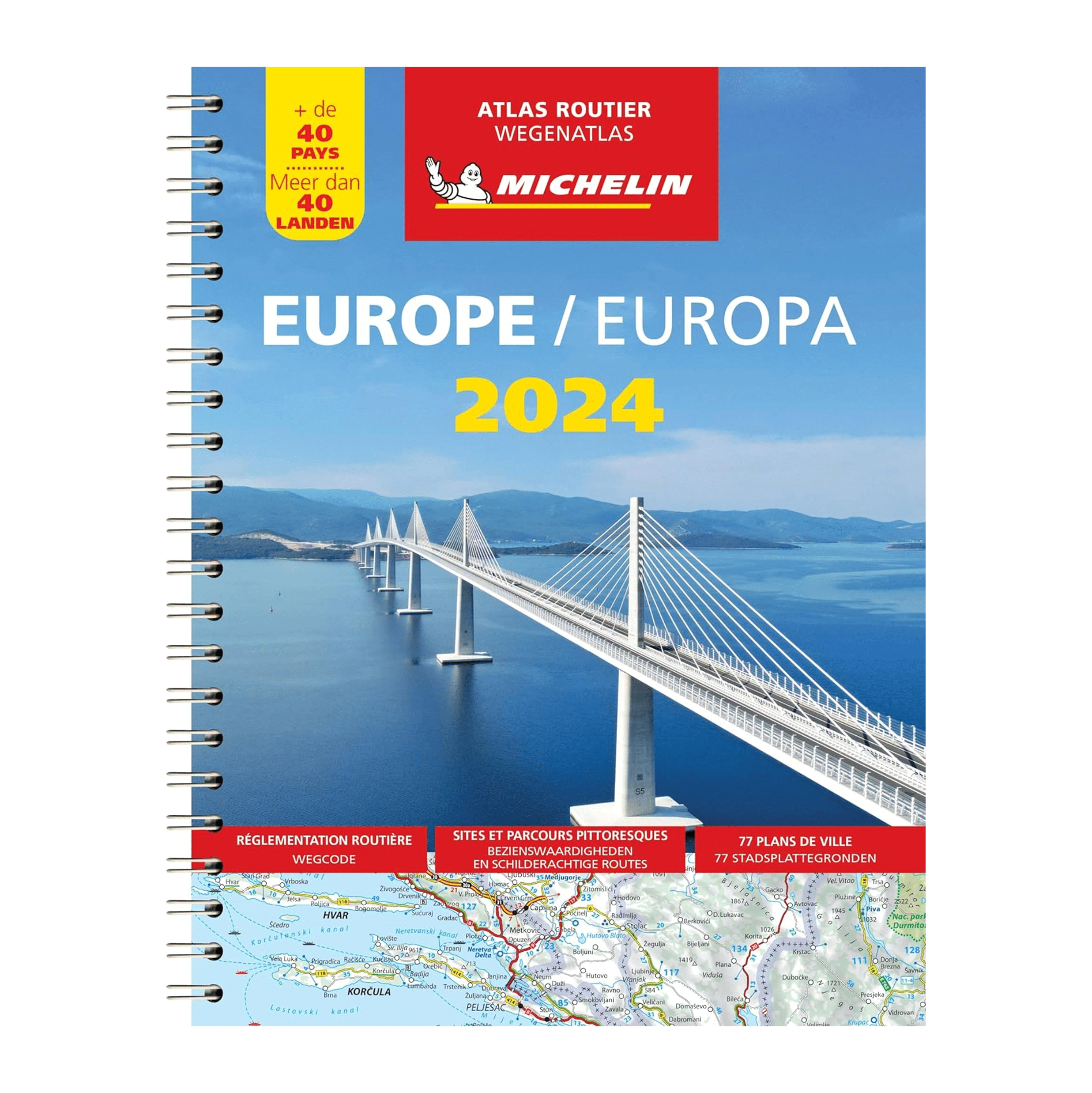 Atlas routier Europe - Michelin - Boutique de l'Aventure Michelin