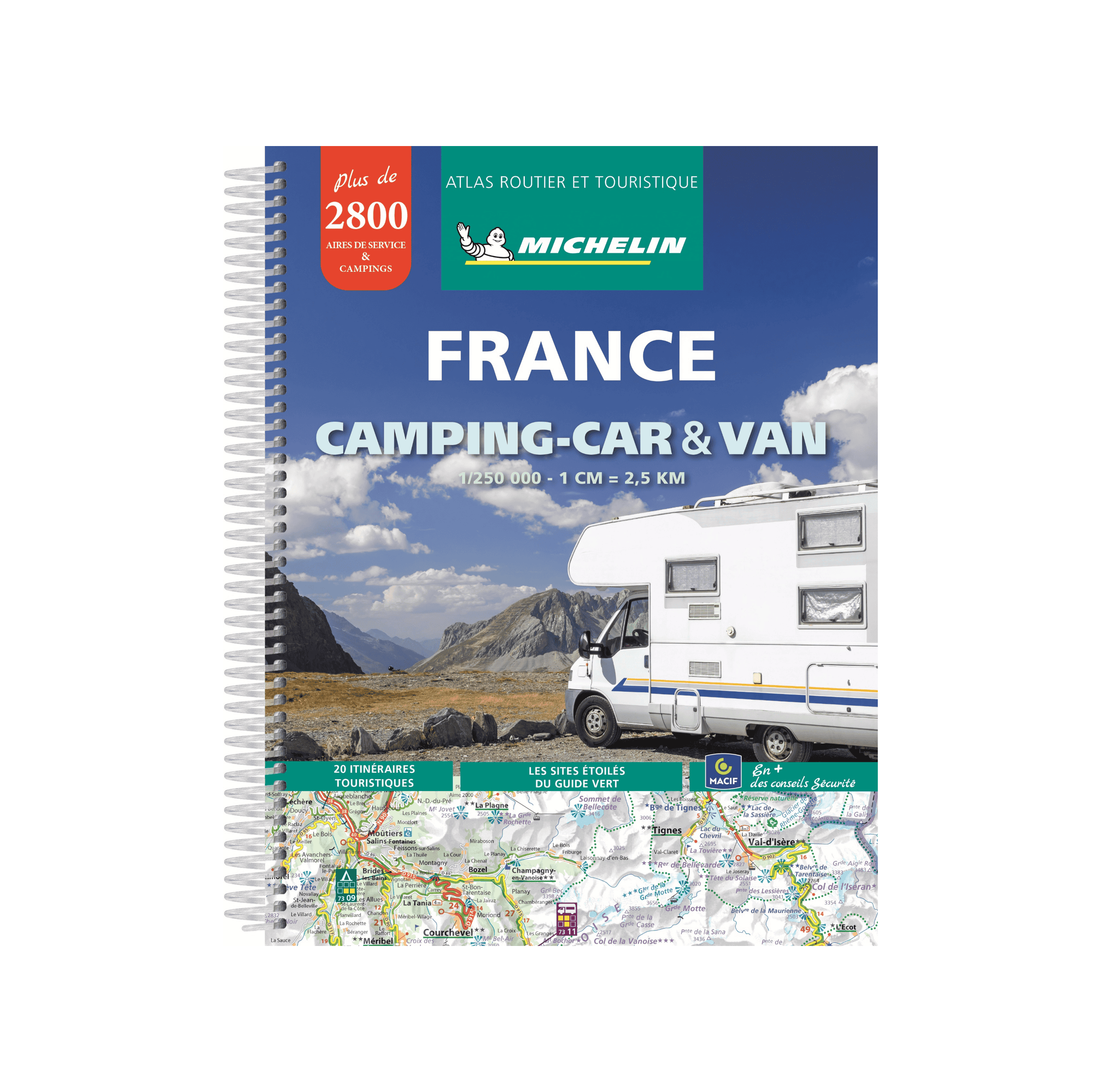 Atlas camping car- Maps and guides Michelin