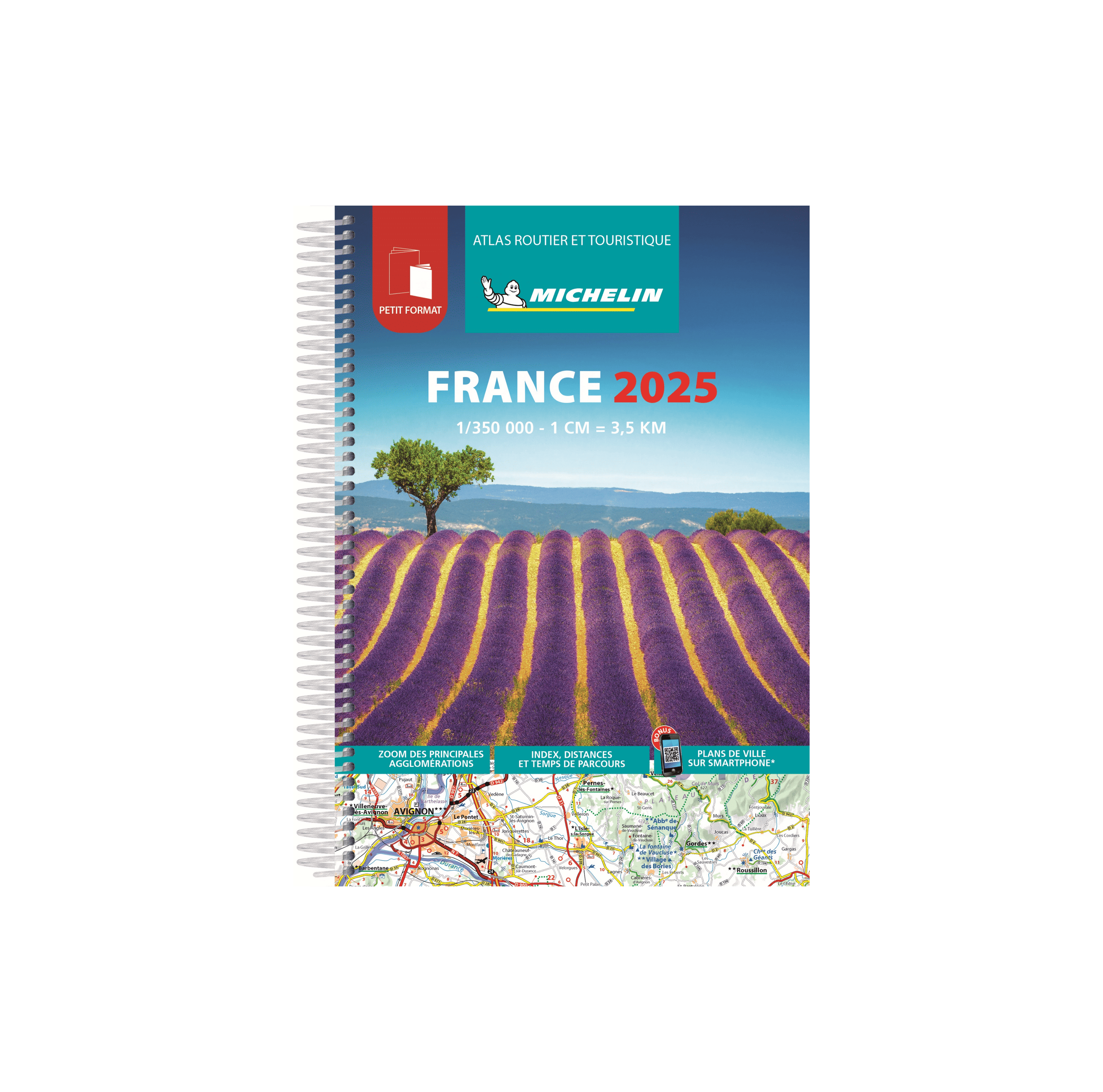 Atlas petit format 2025 - Cartes et guides Michelin