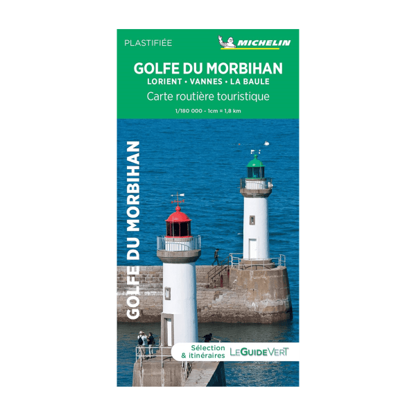 Carte Routière Touristique Gofle du Morbihan- Cartes et guides Michelin