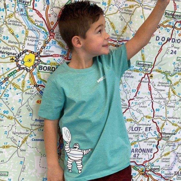 tee shirt enfant Bibendum pneu - habillement