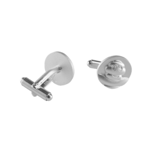 Boutons de manchettes - Bib monocle argent – Image 3