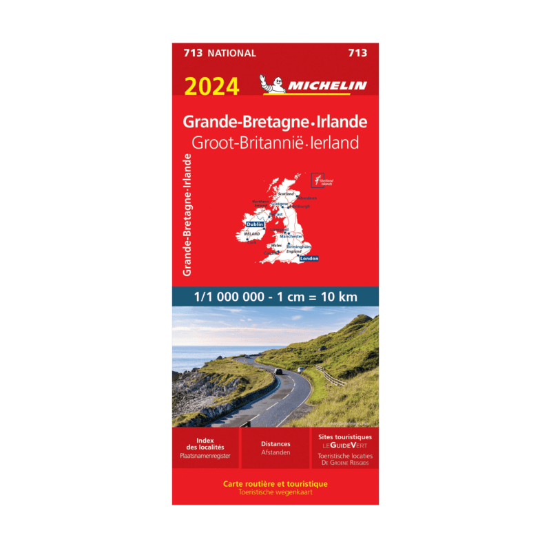 Carte nationale 713 Grande Bretagne - Cartes et guides Michelin