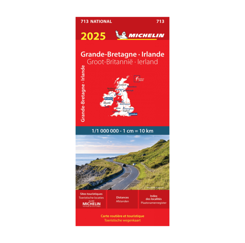 Carte nationale 713 Grande Bretagne - Cartes et guides Michelin