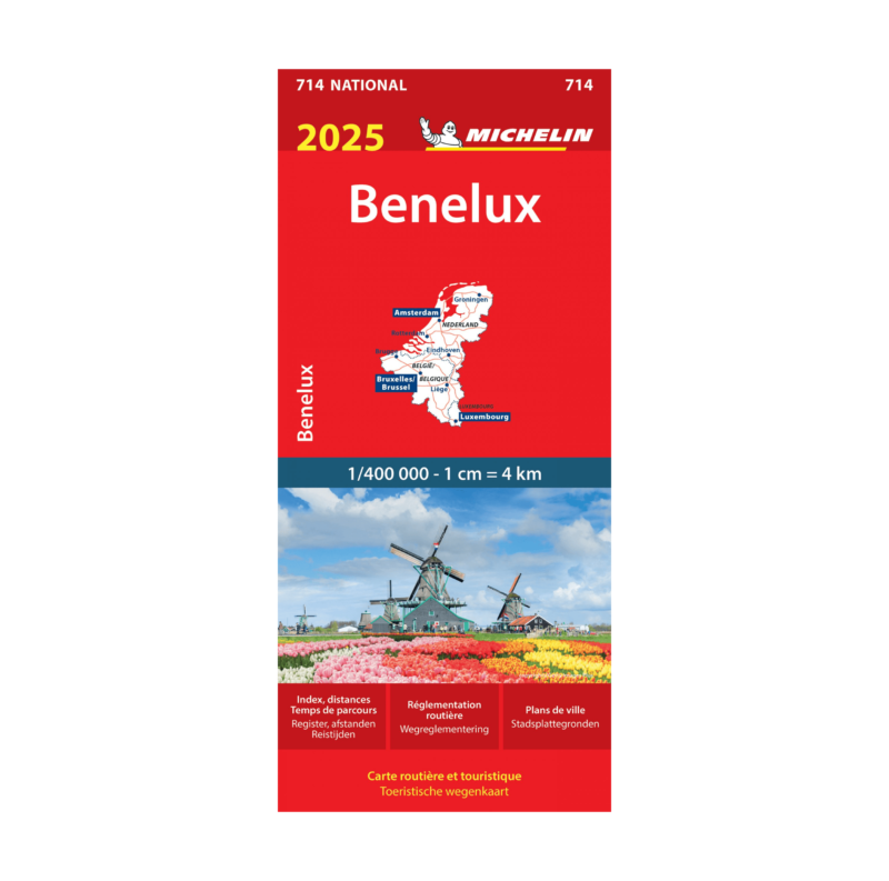 Carte Nationale 714 BENELUX - Cartes et guides Michelin