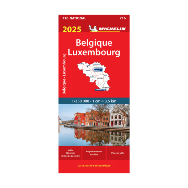 Carte Nationale 716 BELGIQUE LUXEMBOURG - Cartes et guides Michelin