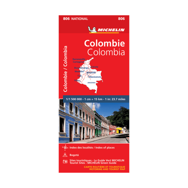 Carte Nationale Colombie - Cartes et guides Michelin