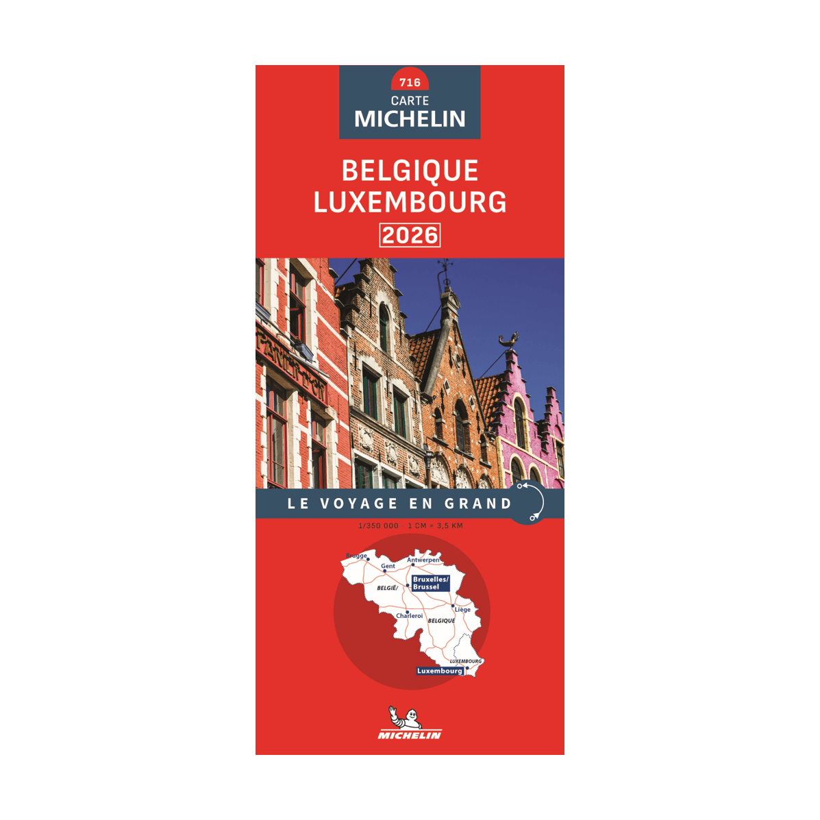 Carte Nationale 716 BELGIQUE LUXEMBOURG - Cartes et guides Michelin