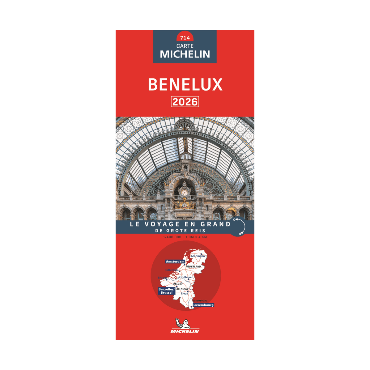 Carte Nationale 714 BENELUX - Cartes et guides Michelin