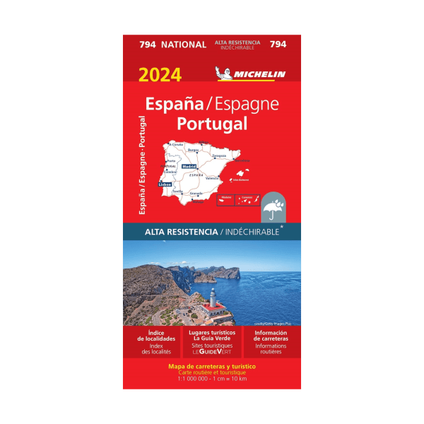 Carte national 794 ESP PORTUGAL INDE - cartes et guides Michelin