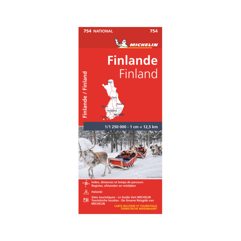 carte-nationale-754-finlande-michelin-boutique-de-l-aventure-michelin