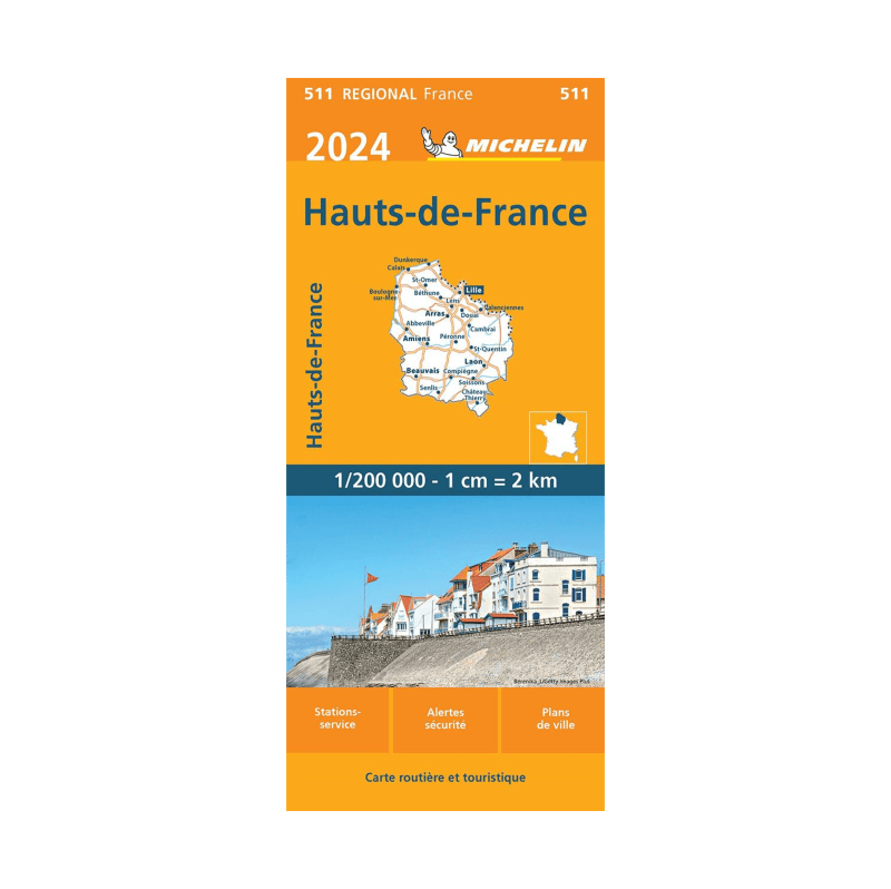 Carte régional HAUTS DE FRANCE- Cartes et guides Michelin
