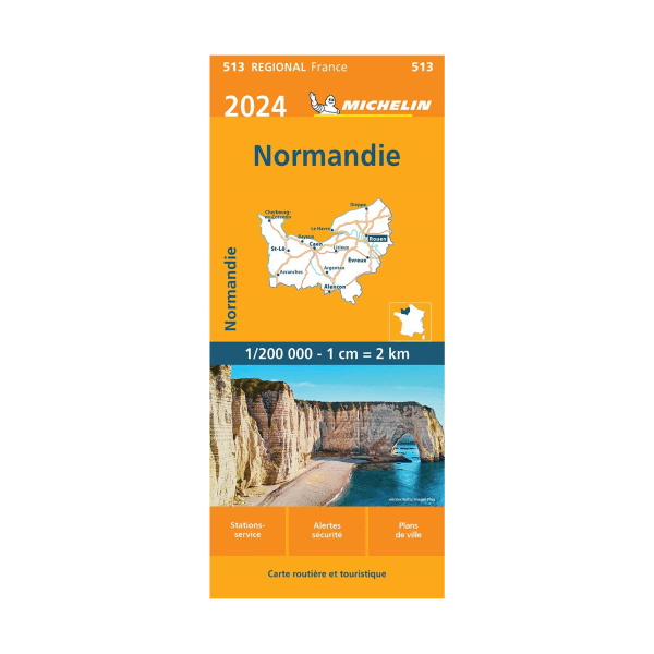 Carte régional  Normandie - Cartes et guides