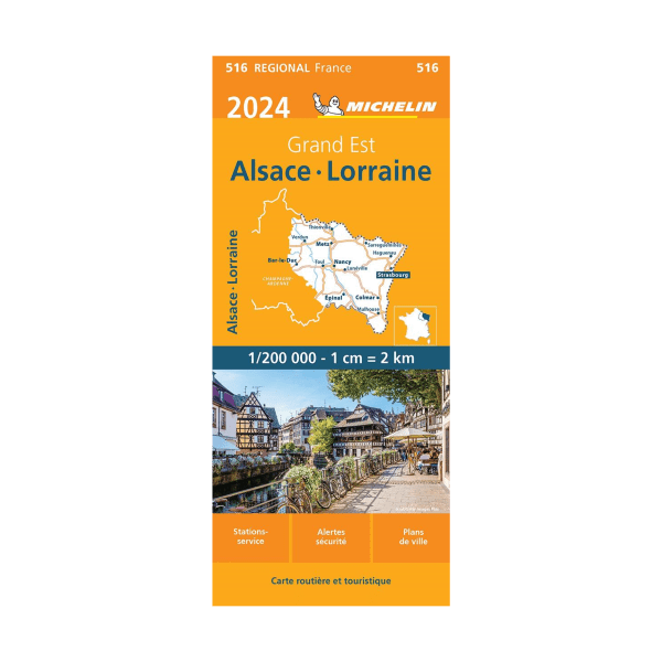 Carte régional  Alsace Lorraine- Cartes et guides