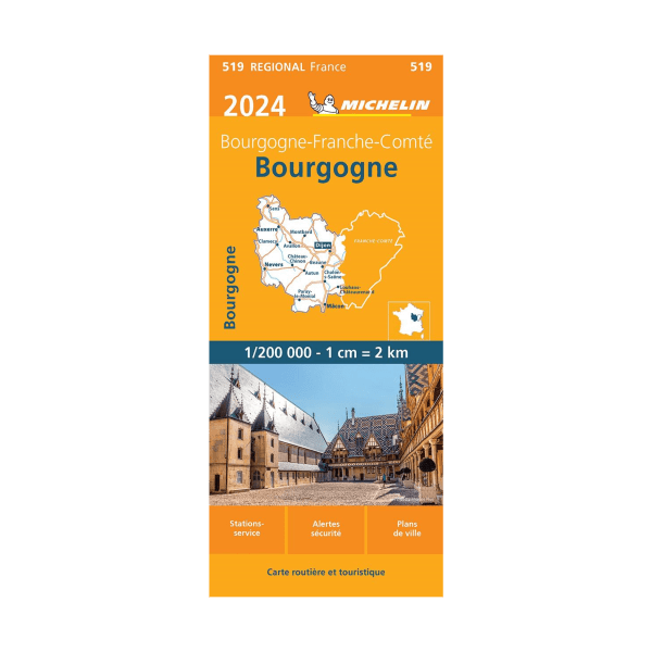 Carte régional BOURGOGNE - Cartes et guides Michelin