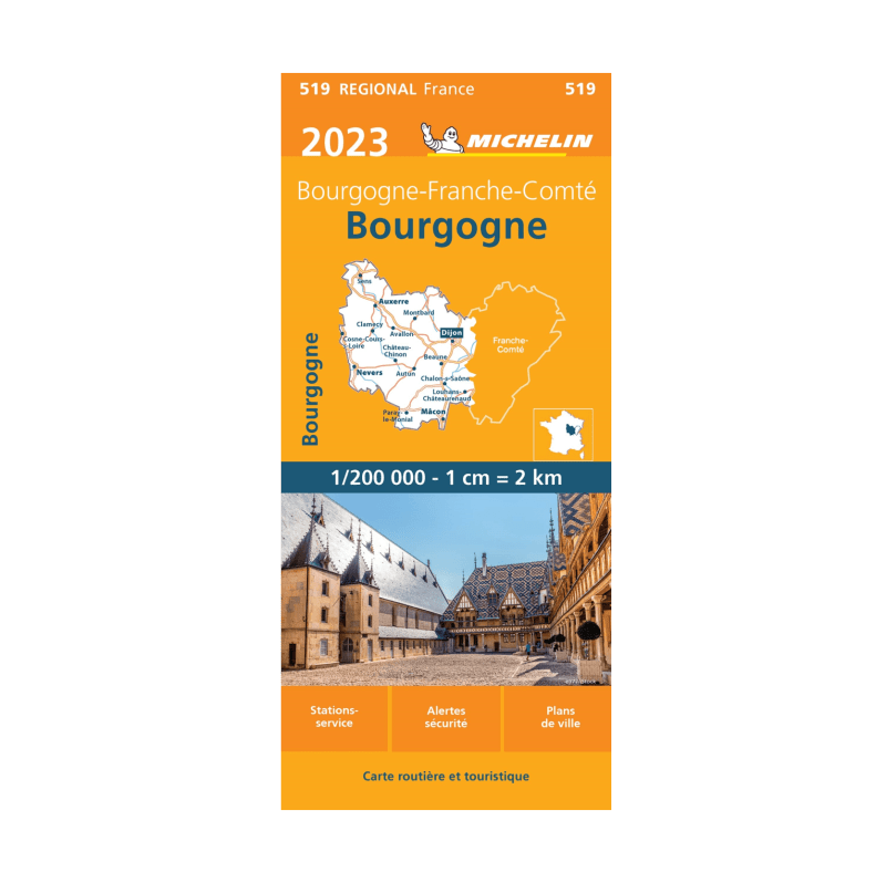CR 519 Bourgogne - cartes et guides