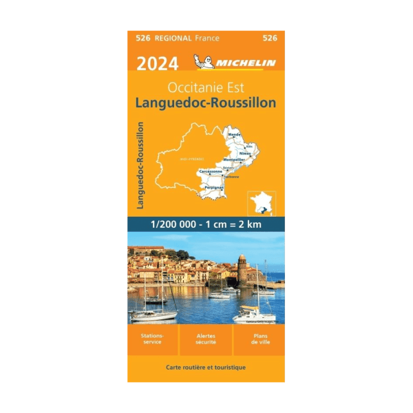 Carte régional Languedoc - Cartes et guides Michelin