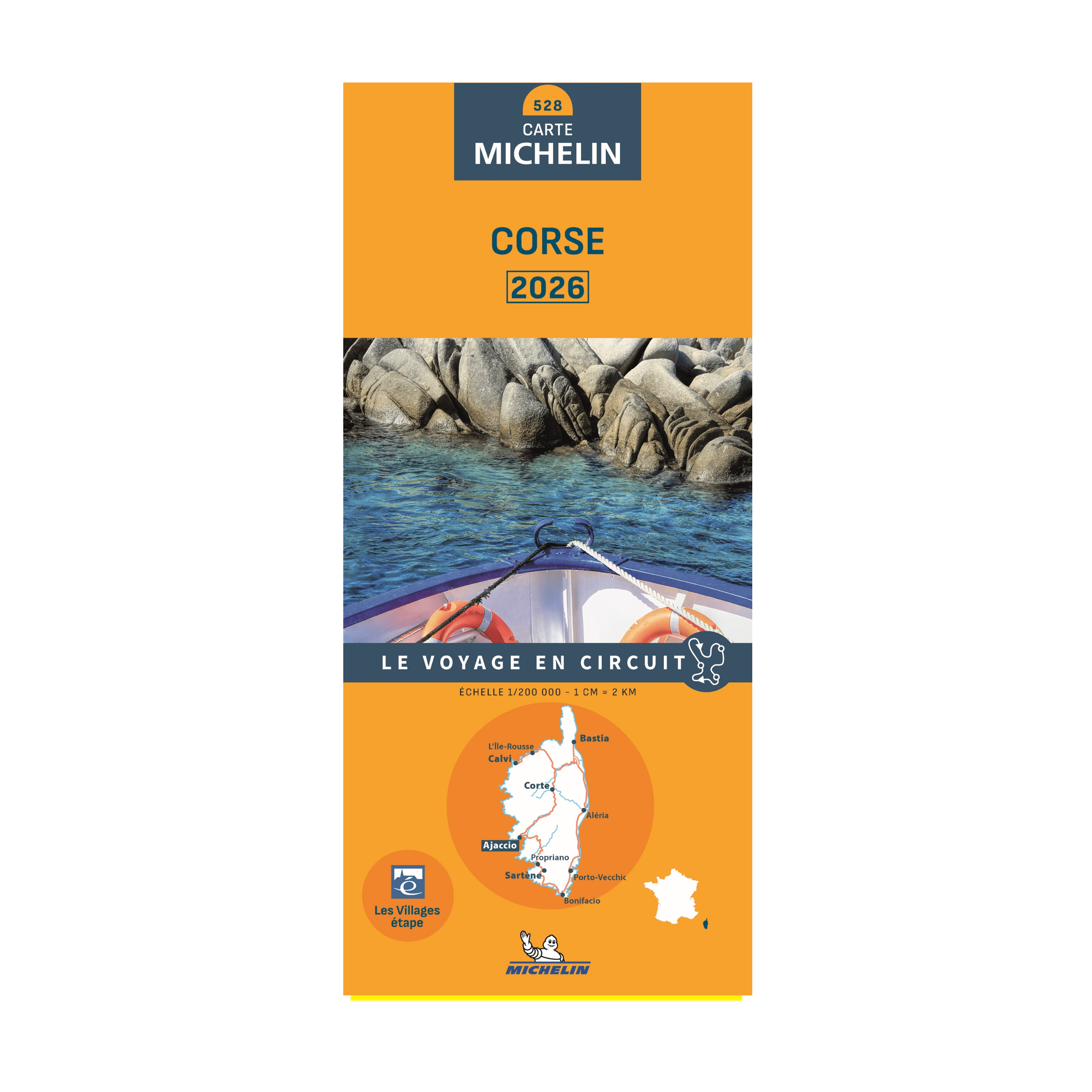 CR CORSE 2026 - Cartes et guides Michelin