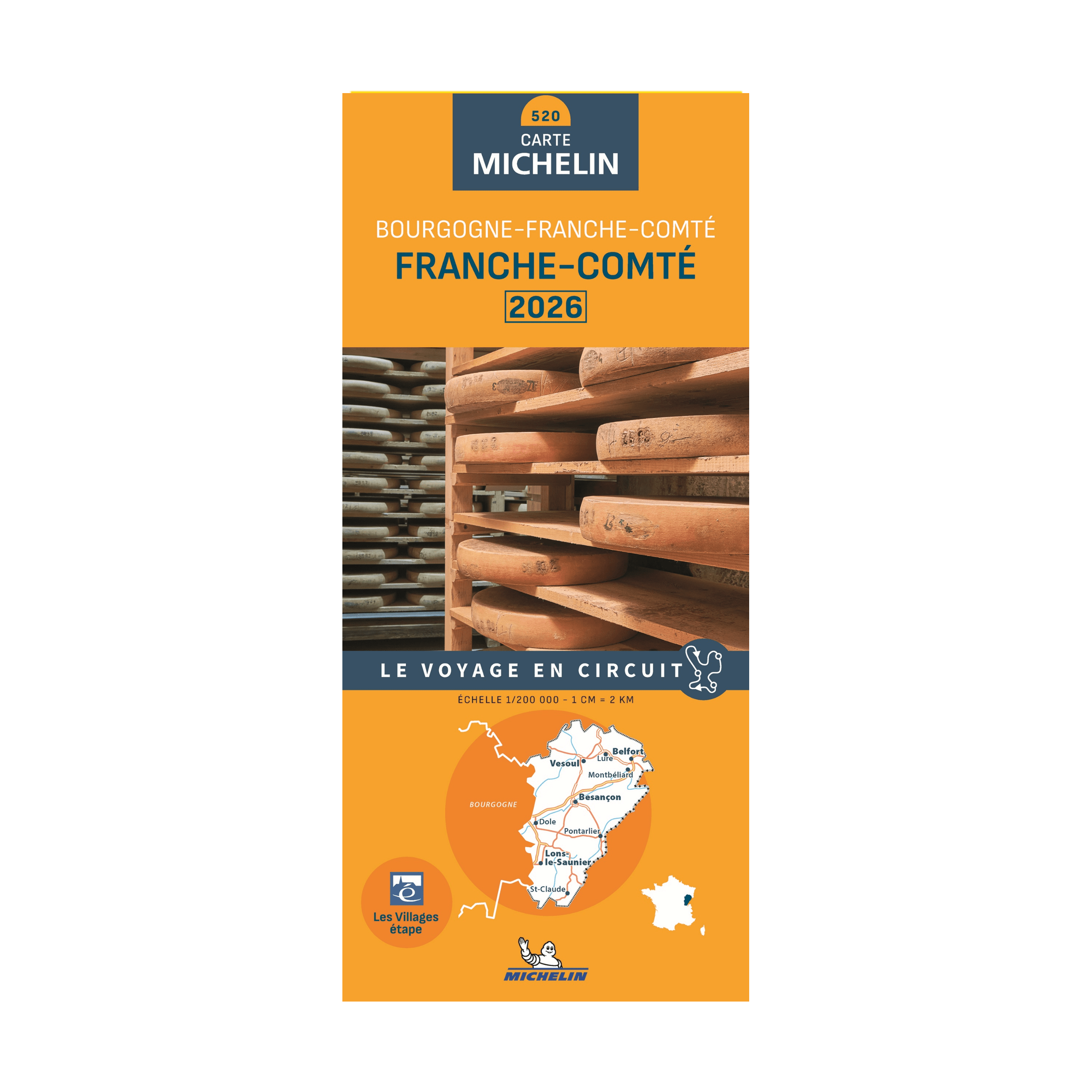 CR FRANCHE COMTE 2026- Cartes et guides Michelin