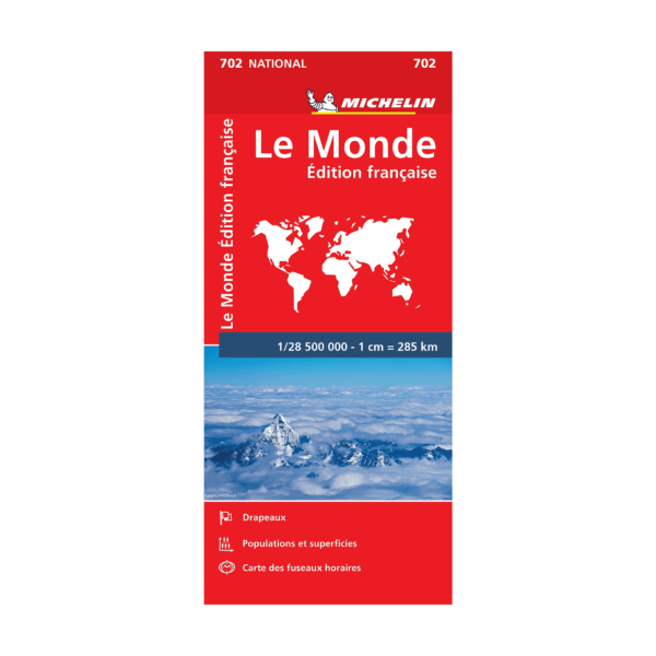 carte le monde - michelin - cartes et guides