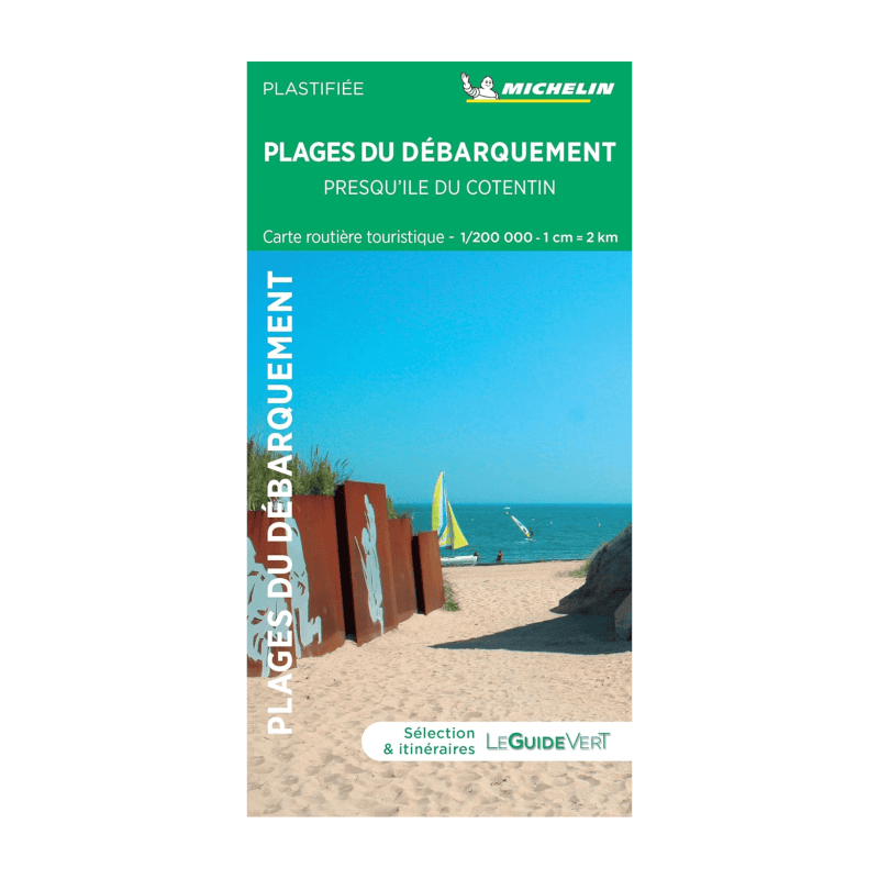 Carte Routière Touristique Plages du Débarquement- Cartes et guides Michelin