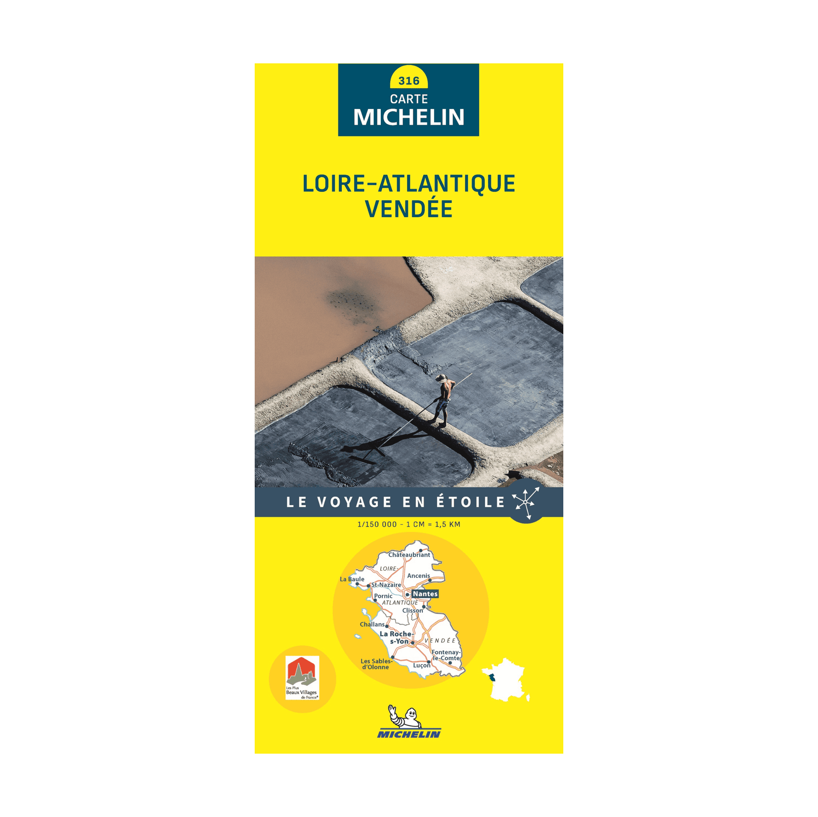 Carte départementale 316 Loire-Atlantique et Vendée - Michelin