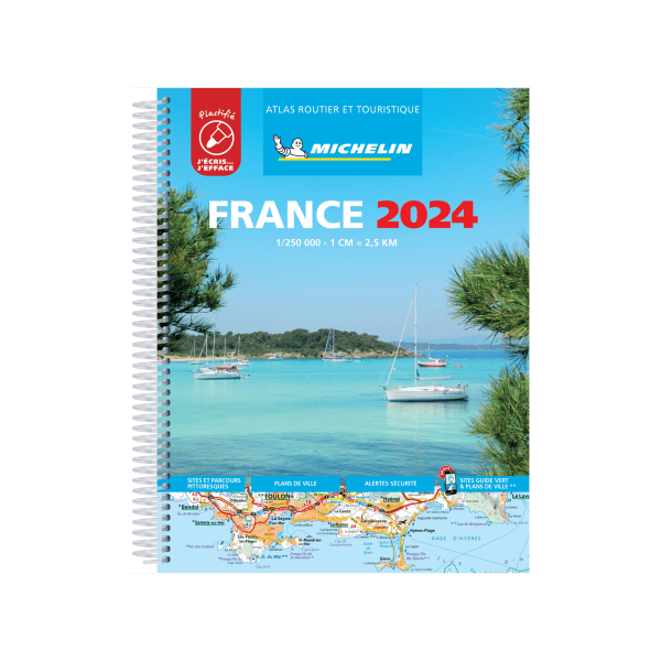 Atlas Routier plastifié France 2024 - Michelin maps and guides