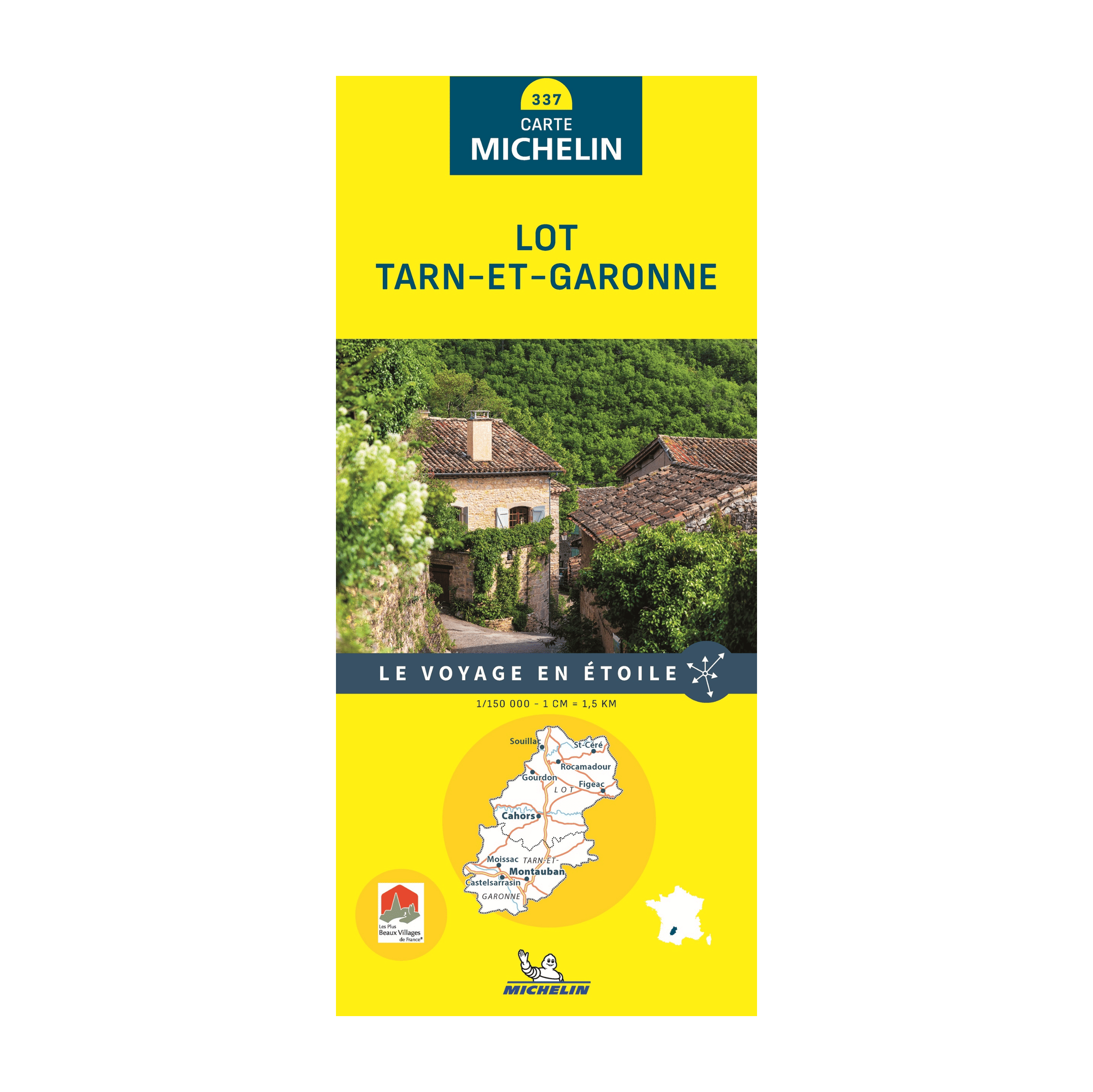 Carte départementale 337 Lot et Tarn-et-Garonne - Michelin