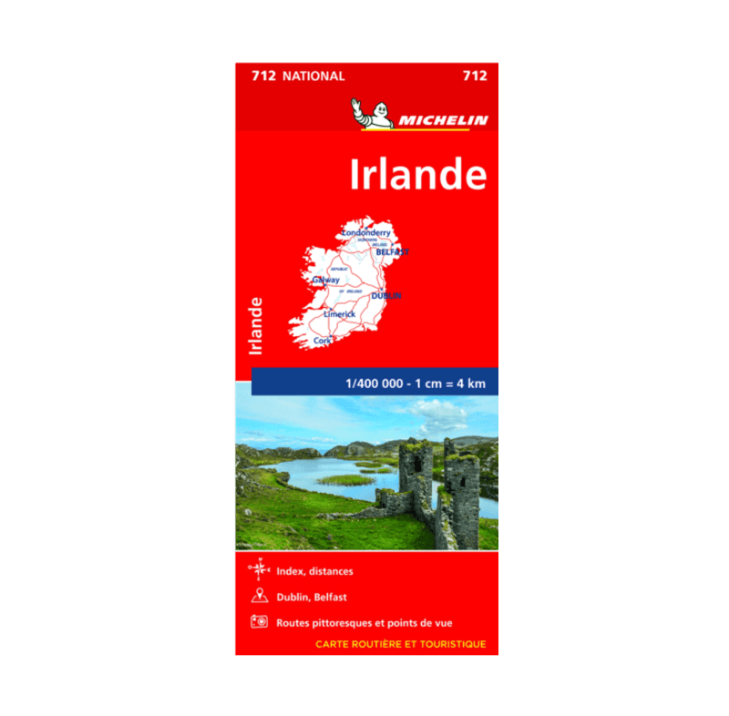 CN 712 Irlande - Cartes et guides Michelin