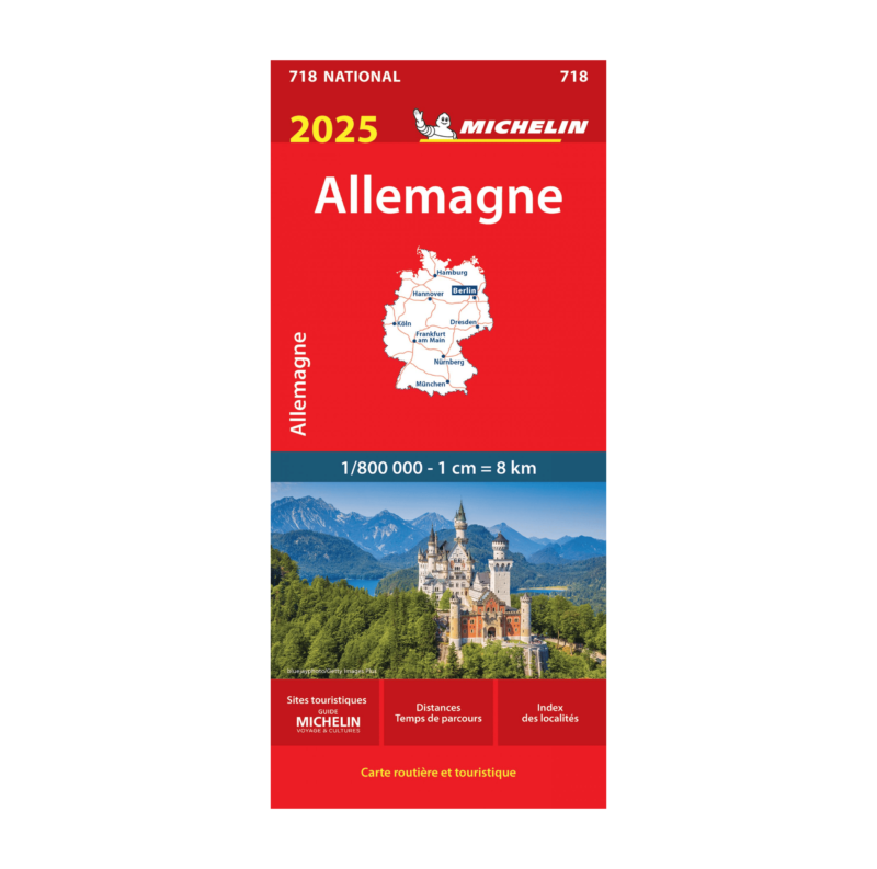 Carte National 718 ALLEMAGNE- Cartes et guides Michelin