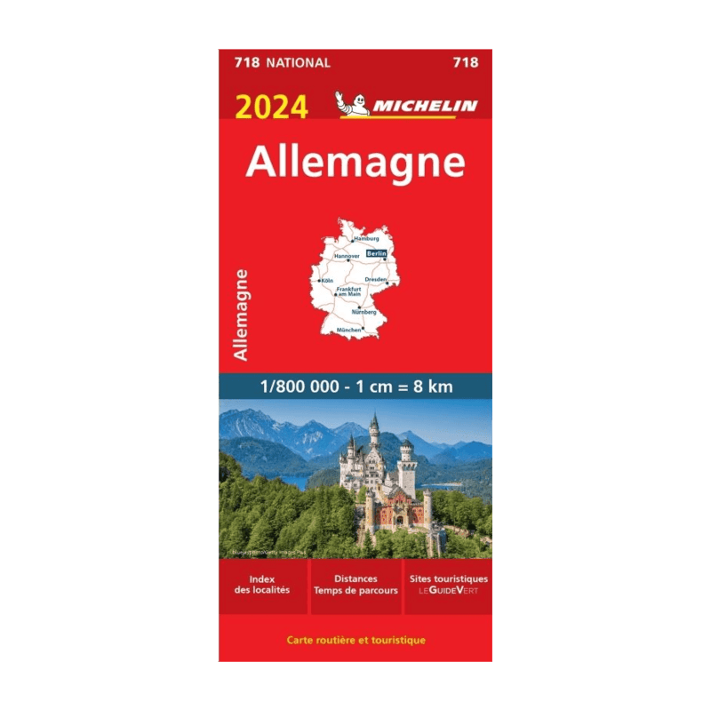Carte National 718 ALLEMAGNE- Cartes et guides Michelin