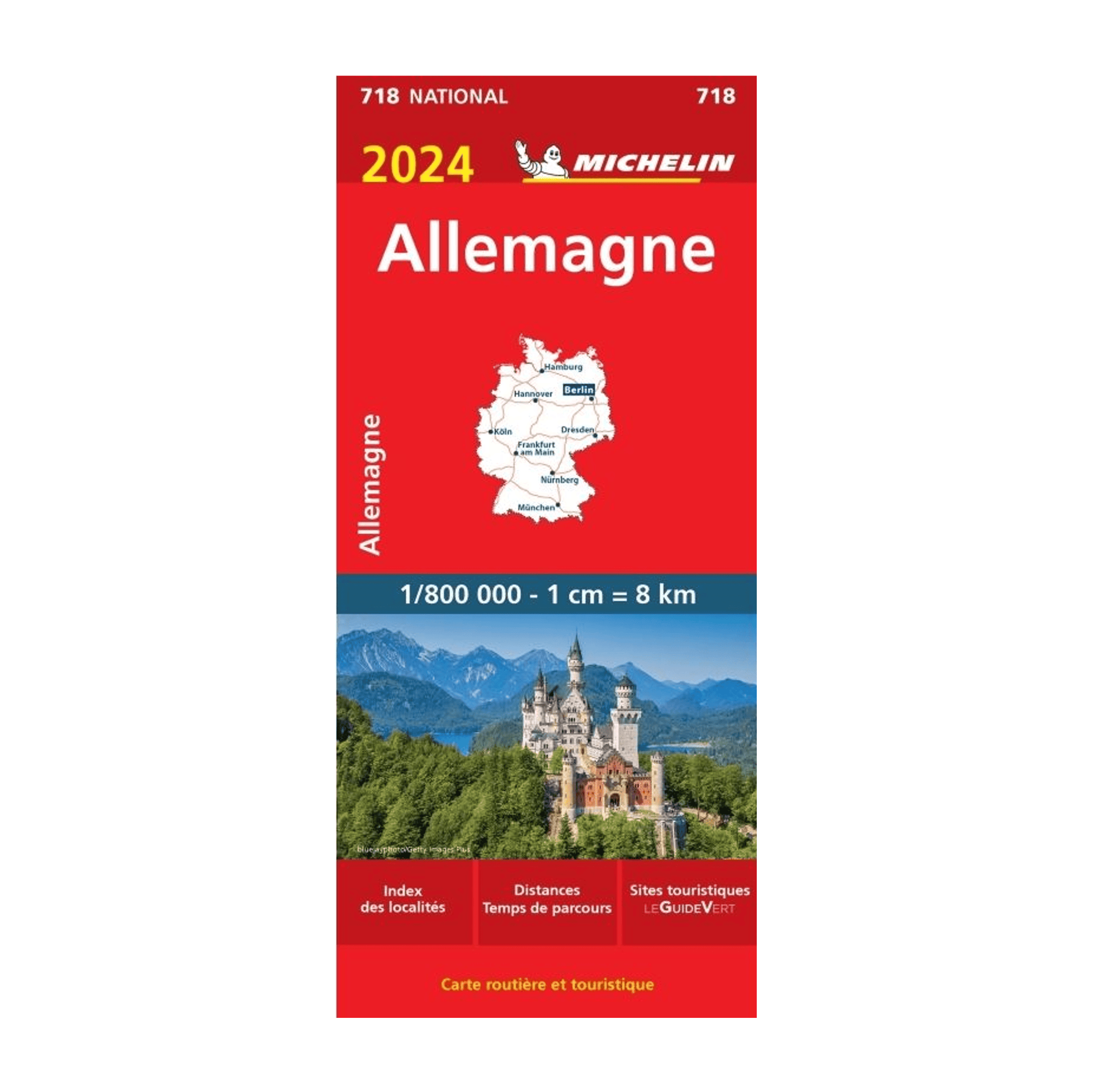 Carte Nationale 718 Allemagne Michelin Boutique de l'Aventure Michelin