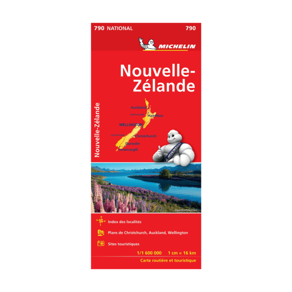 CN 790 NOUVELLE ZELANDE -Cartes et guides Michelin