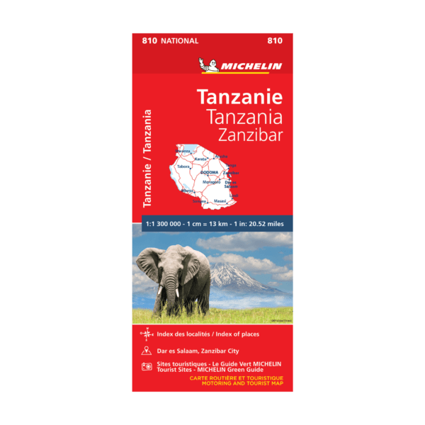 CN 810 Tanzanie - CARTES ET GUIDES MICHELIN