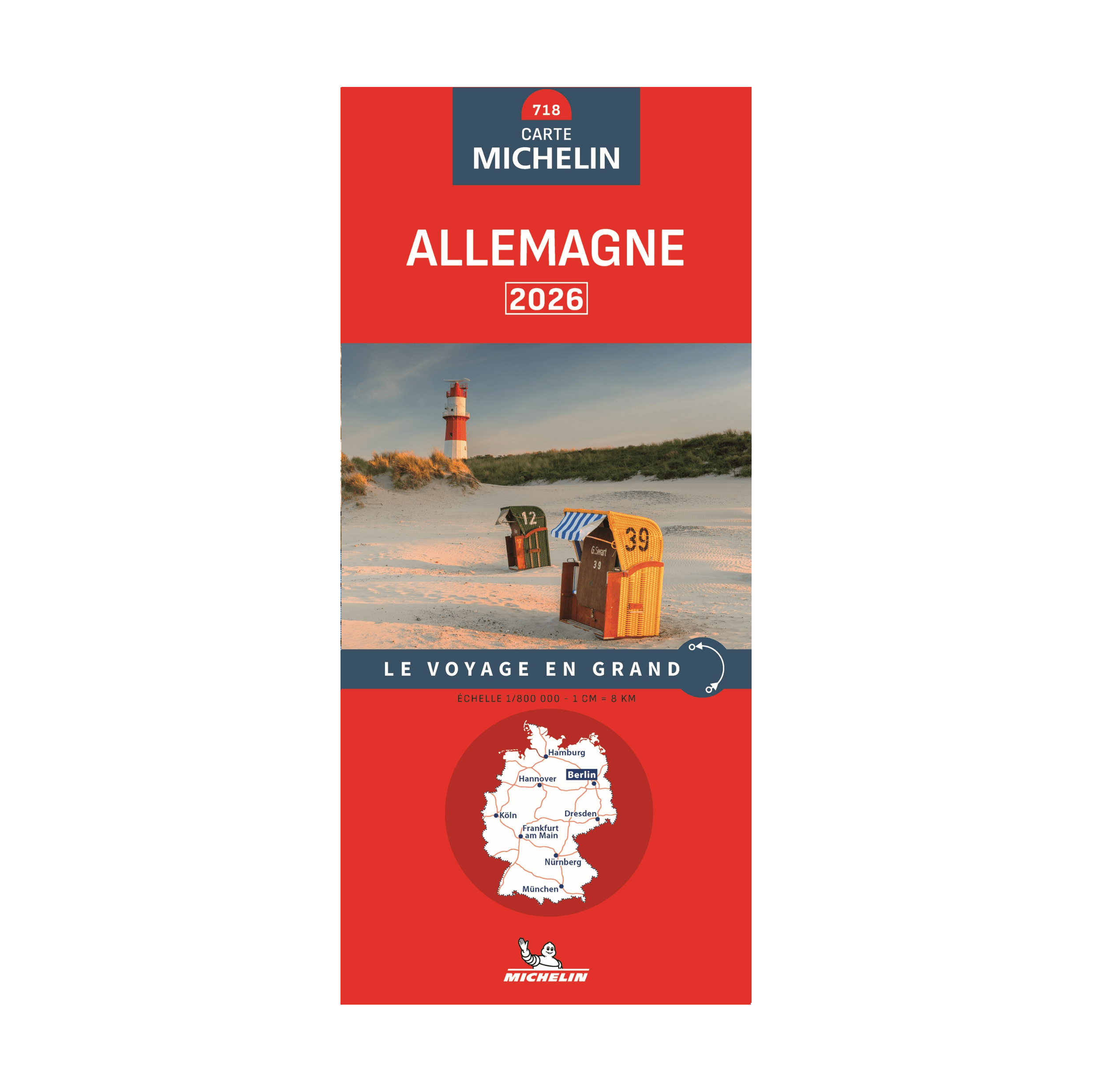 Carte National 718 ALLEMAGNE- Cartes et guides Michelin
