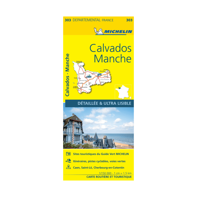 CD 303 Calvados - CARTES ET GUIDES MICHELIN