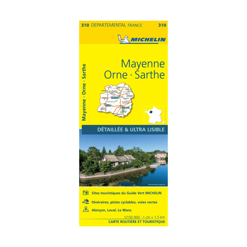 CD 310 Mayenne - CARTES ET GUIDES MICHELIN