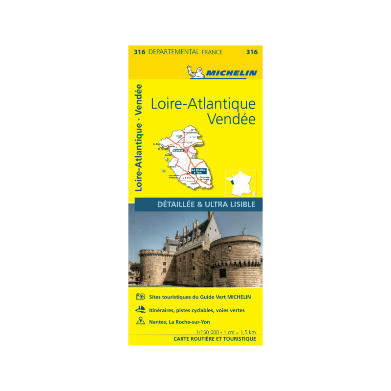 CD 316 Loire Atlantique Vendée - CARTES ET GUIDES