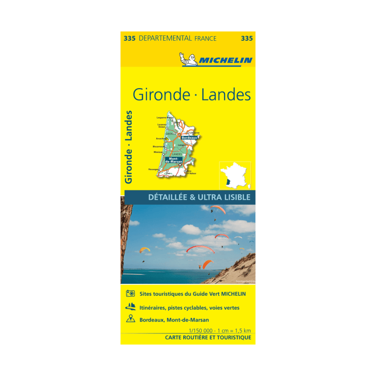 CD 335 Gironde et Landes - CARTES ET GUIDES MICHELIN