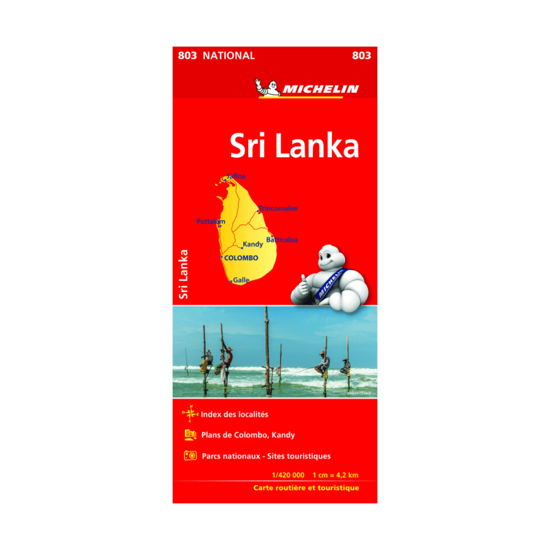 CN 803 Sri Lanka - CARTES ET GUIDES MICHELIN