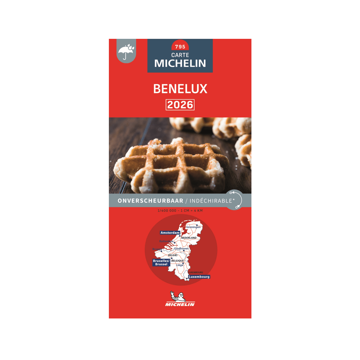 Carte Nationale 795 Benelux Indechirable - Cartes et guides Michelin